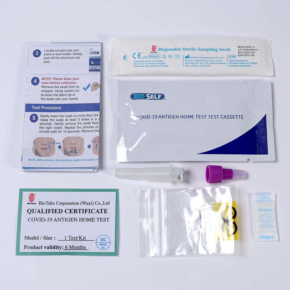 Tes Rumah Antigen COVID-19(SARS-CoV-2) dengan Sertifikasi EUA 