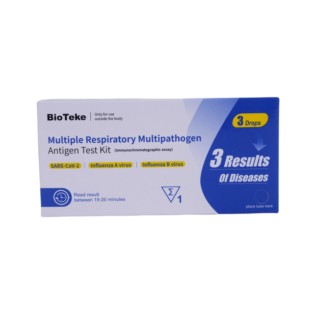 Kit Uji Antigen Multipatogen Pernapasan Ganda Diagnostik Medis Akurasi Tinggi （Uji Imunokromatagrafi)