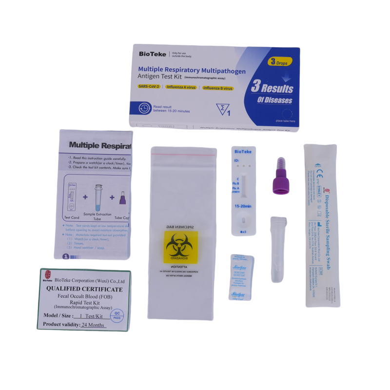 Bioteke Alat Tes Cepat Antigen Flu A+B 3 In 1