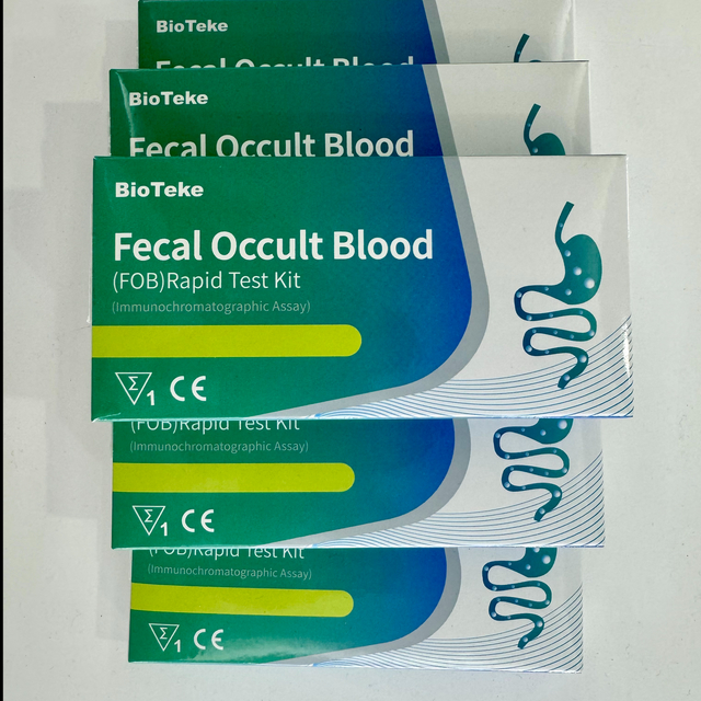 Alat Tes Cepat Darah Okultisme Tinja (FOB) (Uji Imunokromatografi)