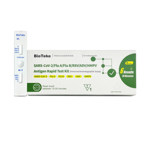 Alat Tes Cepat Antigen Flu A&B RSV ADV HMPV 6 In 1