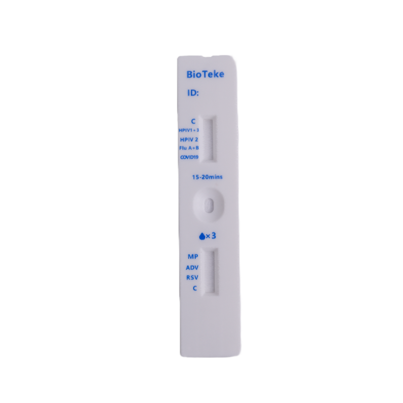 Kit Tes Cepat Antigen SARS-CoV-2/Flu A+B/HPIV2/HPIV1+3/RSV/ADV/MP 8 In 1