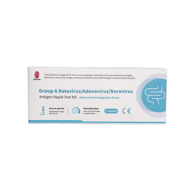 Kit Tes Cepat Antigen Rotavirus/Adenovirus/Norovirus Grup A (Uji Imunokromatografi)