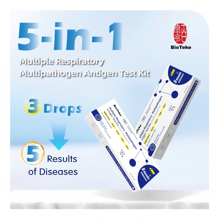 BIOTEKE Tes cepat antigen pernafasan 5-in-1