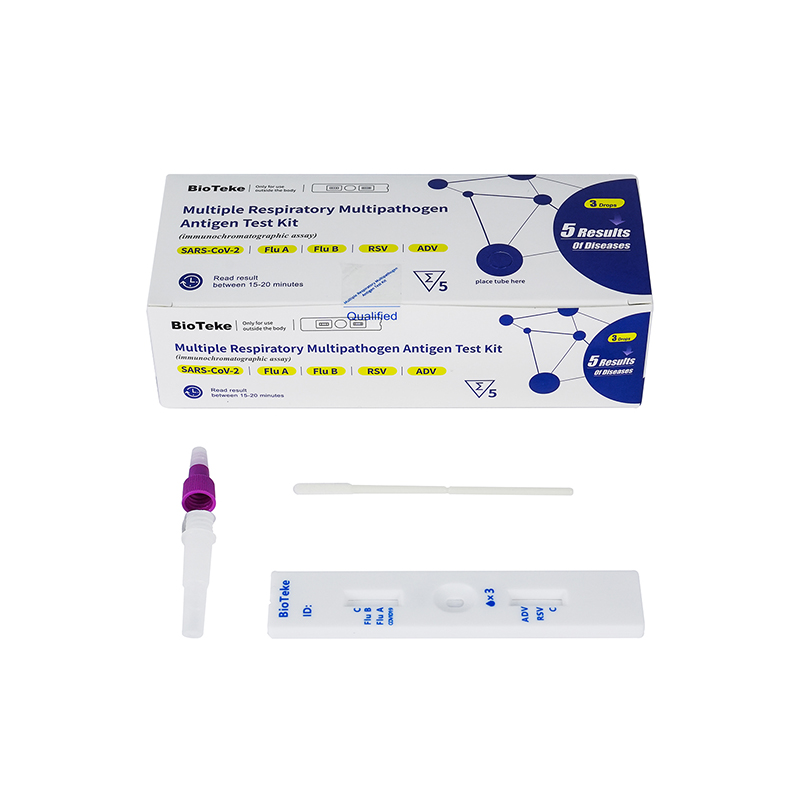 5 In 1 Alat Uji Antigen Multipatogen Pernafasan Ganda